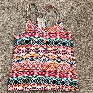 Colorful Patterned Women's Top